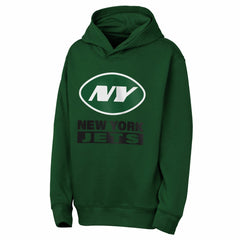 New York Jets Outerstuff Youth Back to Basics Hoodie - Green Hoodies