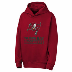 Tampa Bay Buccaneers Outerstuff Youth Back to Basics Hoodie - Red Hoodies