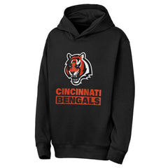Cincinnati Bengals Outerstuff Youth Back to Basics Hoodie - Black Hoodies