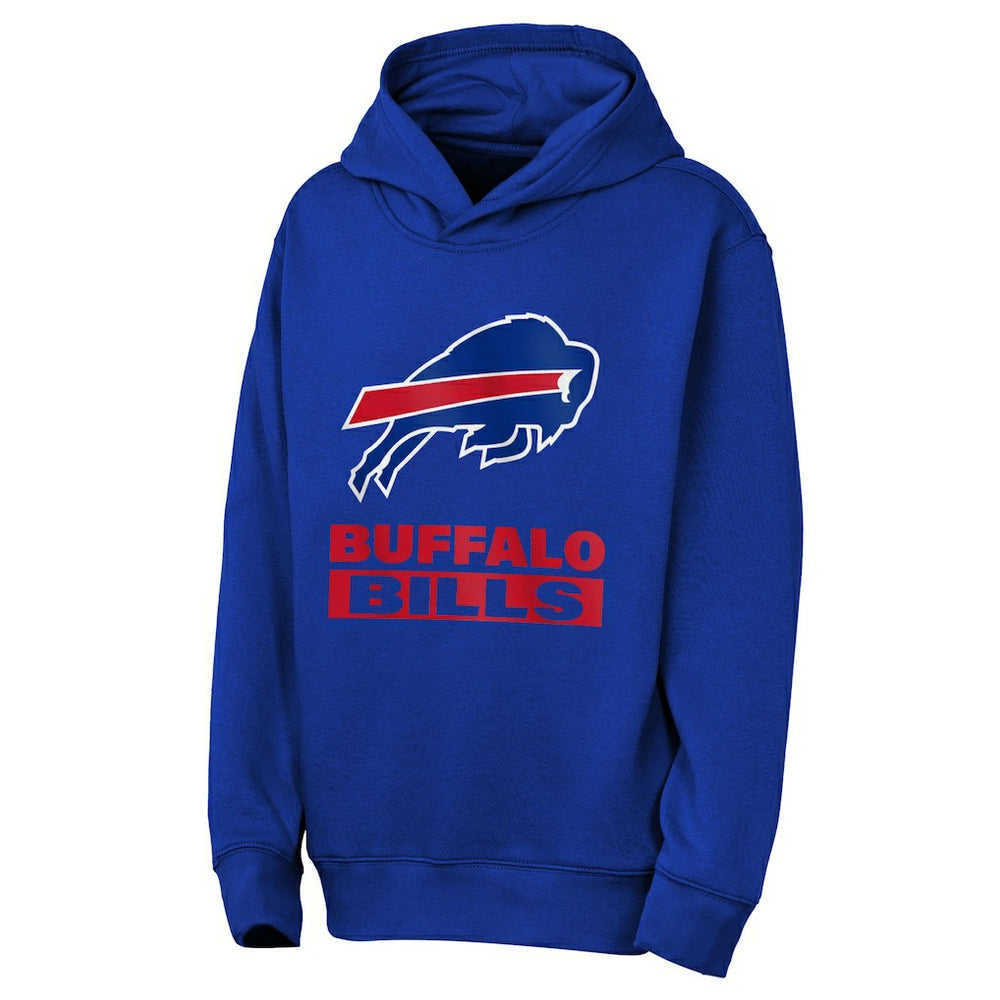 Buffalo Bills Outerstuff Youth Back to Basics Hoodie - Royal Hoodies
