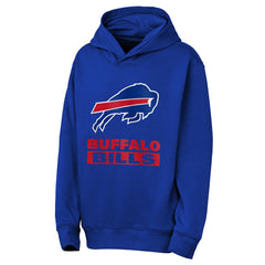 Buffalo Bills Outerstuff Youth Back to Basics Hoodie - Royal Hoodies
