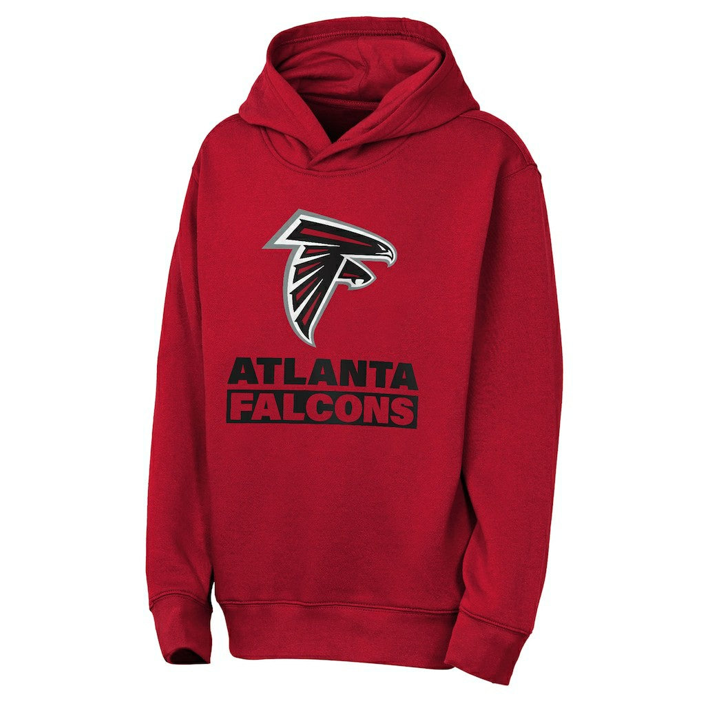 Atlanta Falcons Outerstuff Youth Back to Basics Hoodie - Red Hoodies