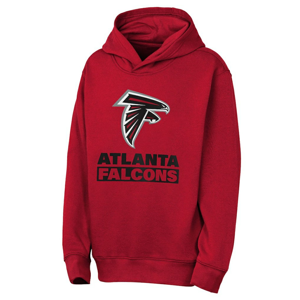 Atlanta Falcons Outerstuff Youth Back to Basics Hoodie - Red Hoodies