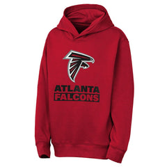 Atlanta Falcons Outerstuff Youth Back to Basics Hoodie - Red Hoodies
