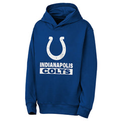 Indianapolis Colts Outerstuff Youth Back to Basics Hoodie - Royal Hoodies