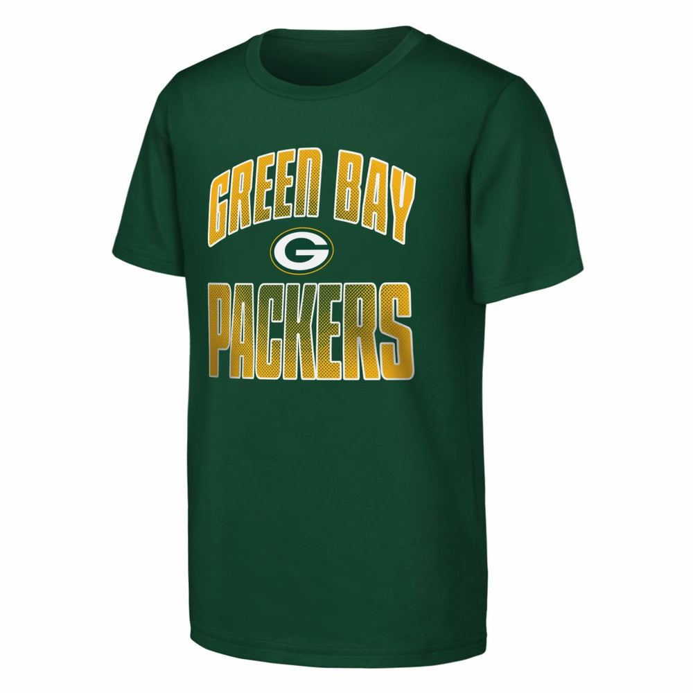 Green Bay Packers Outerstuff Youth Never Quit 2-Pack T-Shirt Set - Green T-shirts