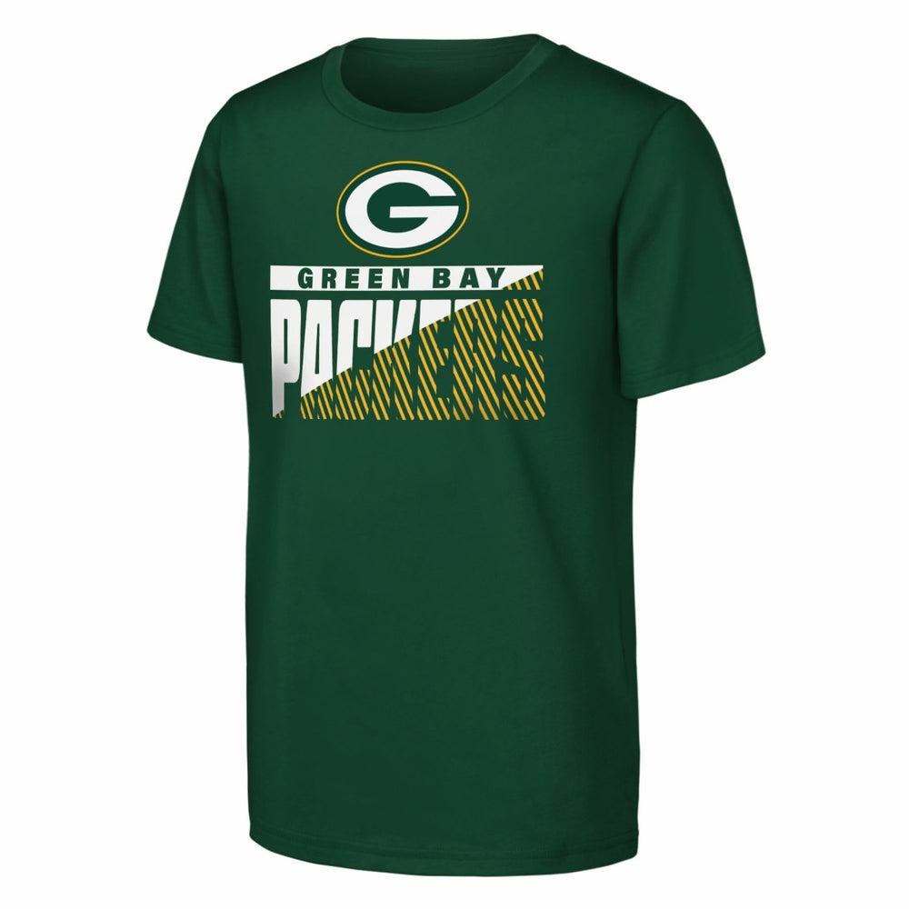 Green Bay Packers Outerstuff Youth Never Quit 2-Pack T-Shirt Set - Green T-shirts