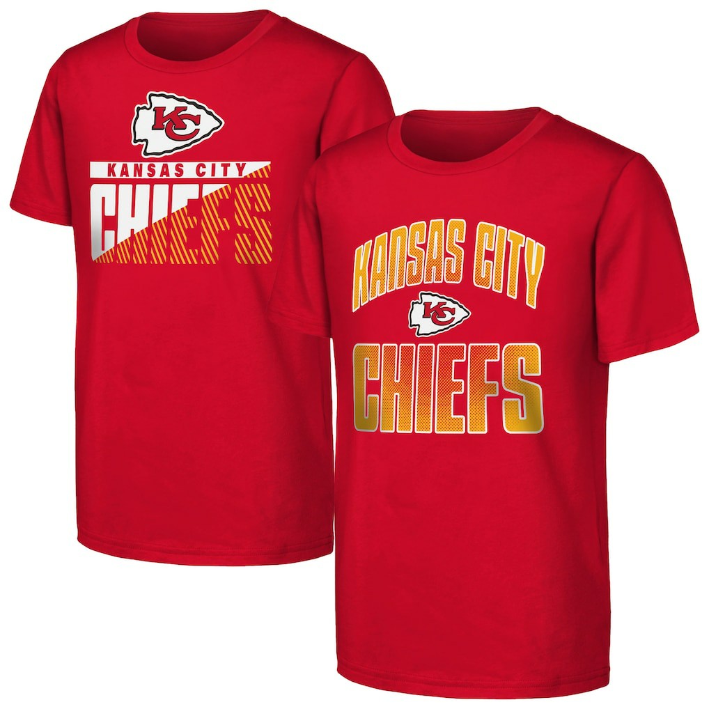 Kansas City Chiefs Outerstuff Youth Never Quit 2-Pack T-Shirt Set - Red T-shirts