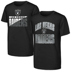 Las Vegas Raiders Outerstuff Youth Never Quit 2-Pack T-Shirt Set - Black T-shirts