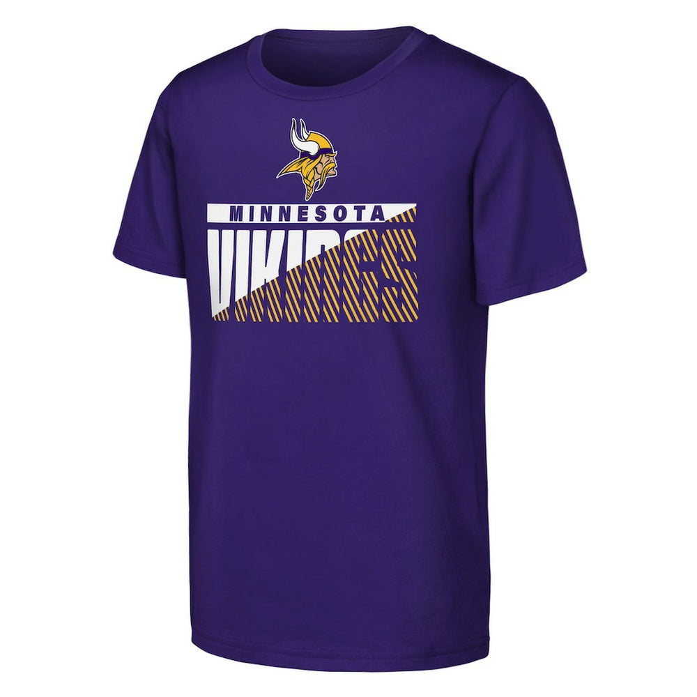 Minnesota Vikings Outerstuff Youth Never Quit 2-Pack T-Shirt Set - Purple T-shirts