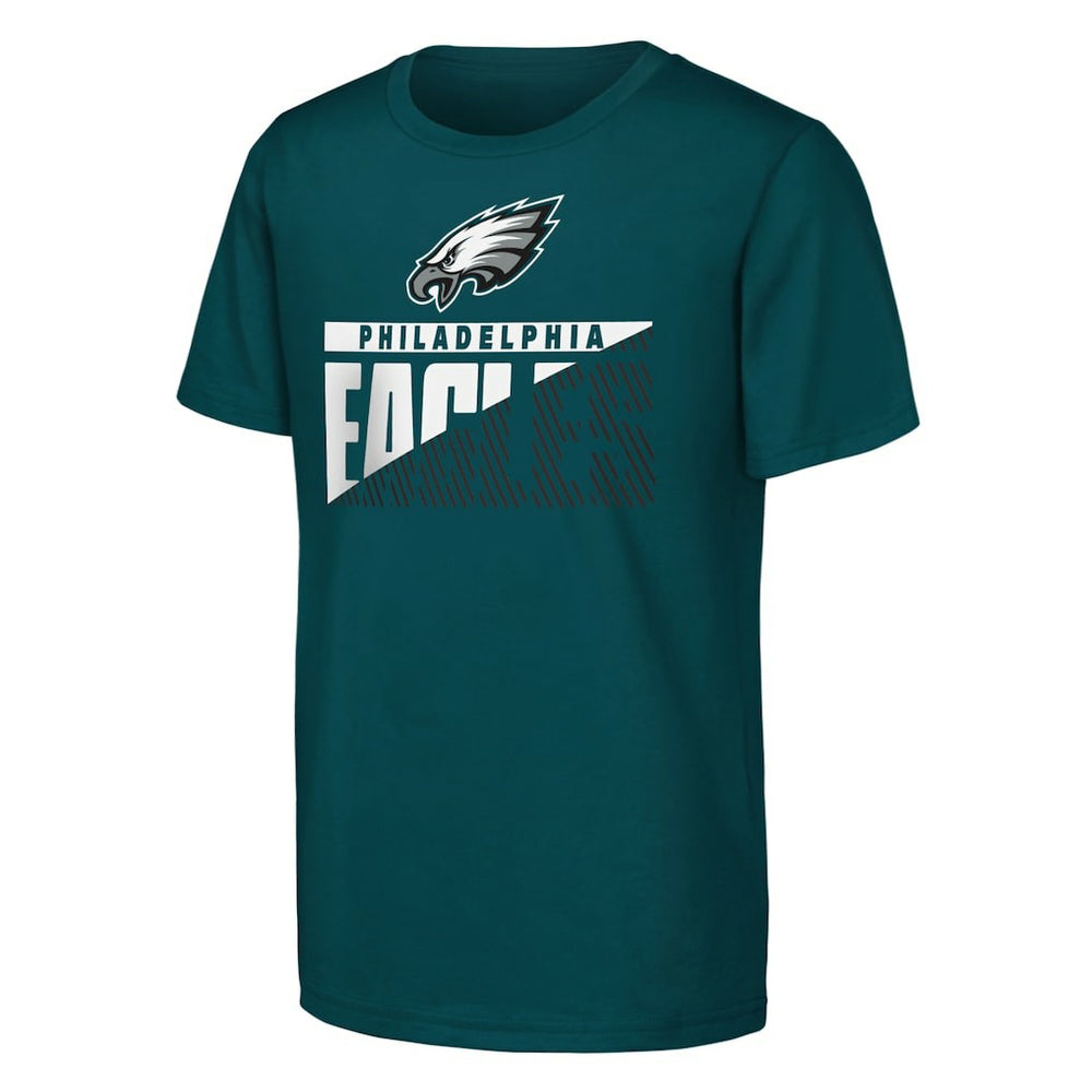 Philadelphia Eagles Outerstuff Youth Never Quit 2-Pack T-Shirt Set - Midnight Green T-shirts
