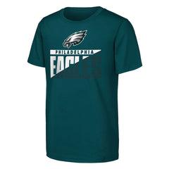 Philadelphia Eagles Outerstuff Youth Never Quit 2-Pack T-Shirt Set - Midnight Green T-shirts