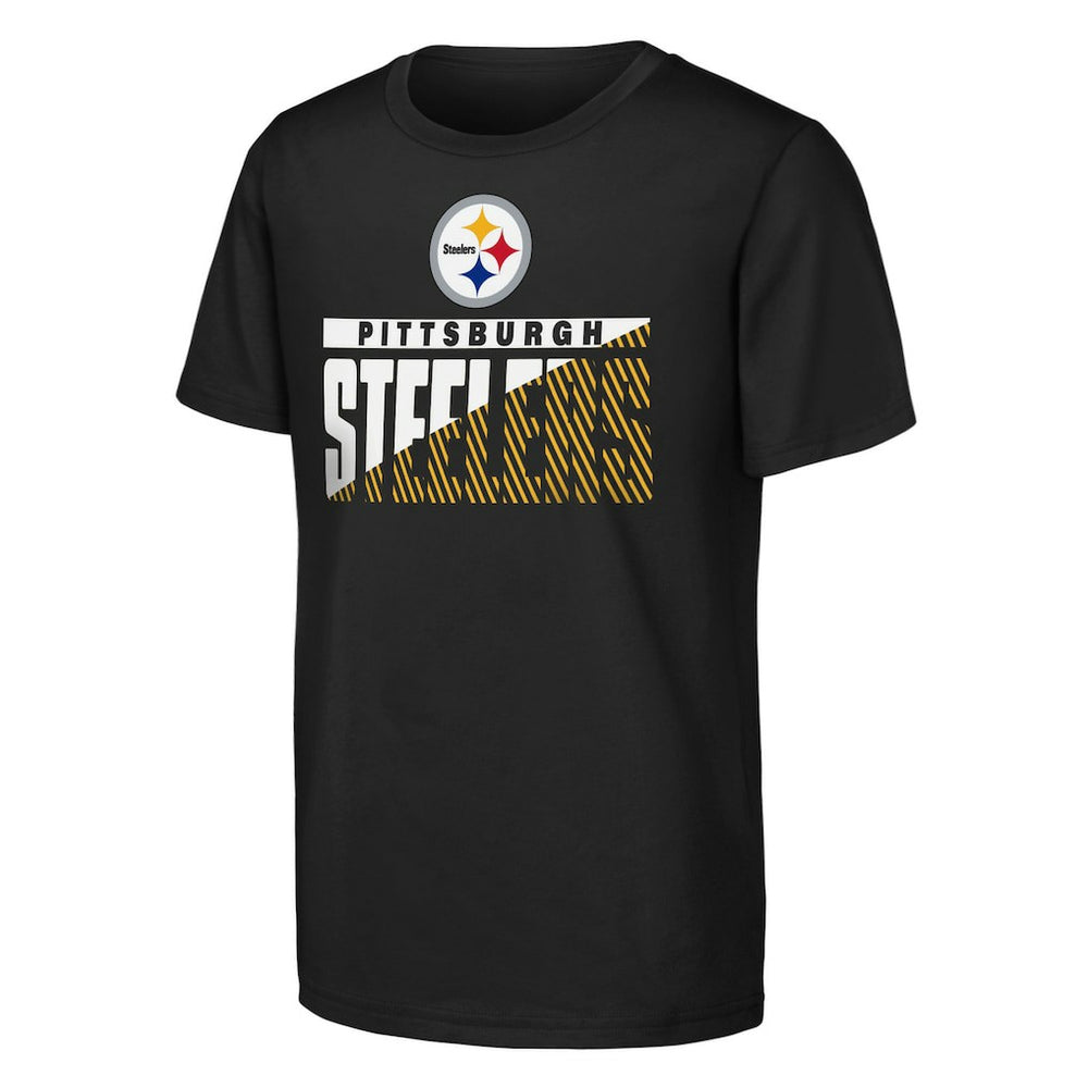 Pittsburgh Steelers Outerstuff Youth Never Quit 2-Pack T-Shirt Set - Black T-shirts