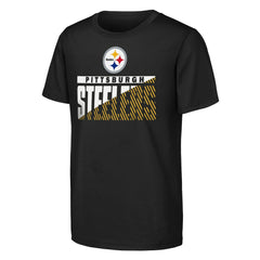 Pittsburgh Steelers Outerstuff Youth Never Quit 2-Pack T-Shirt Set - Black T-shirts