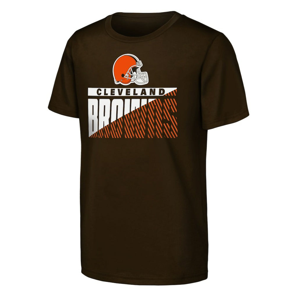 Cleveland Browns Outerstuff Youth Never Quit 2-Pack T-Shirt Set - Brown T-shirts