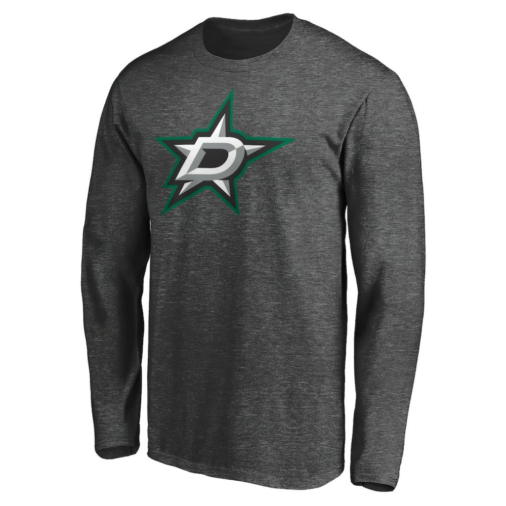 Dallas Stars Fanatics Logo Long Sleeve T-Shirt - Charcoal | US 202890532
