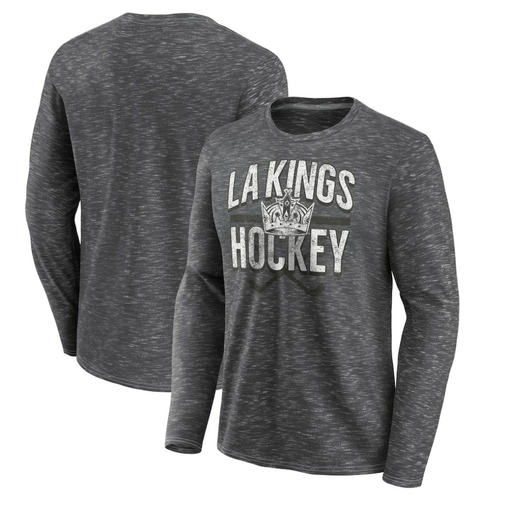 Los Angeles Kings Fanatics Logo Long Sleeve T-Shirt - Charcoal | US 202890533