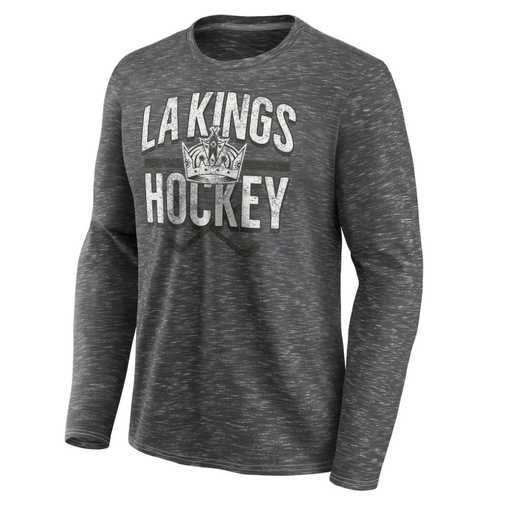 Los Angeles Kings Fanatics Logo Long Sleeve T-Shirt - Charcoal | US 202890533