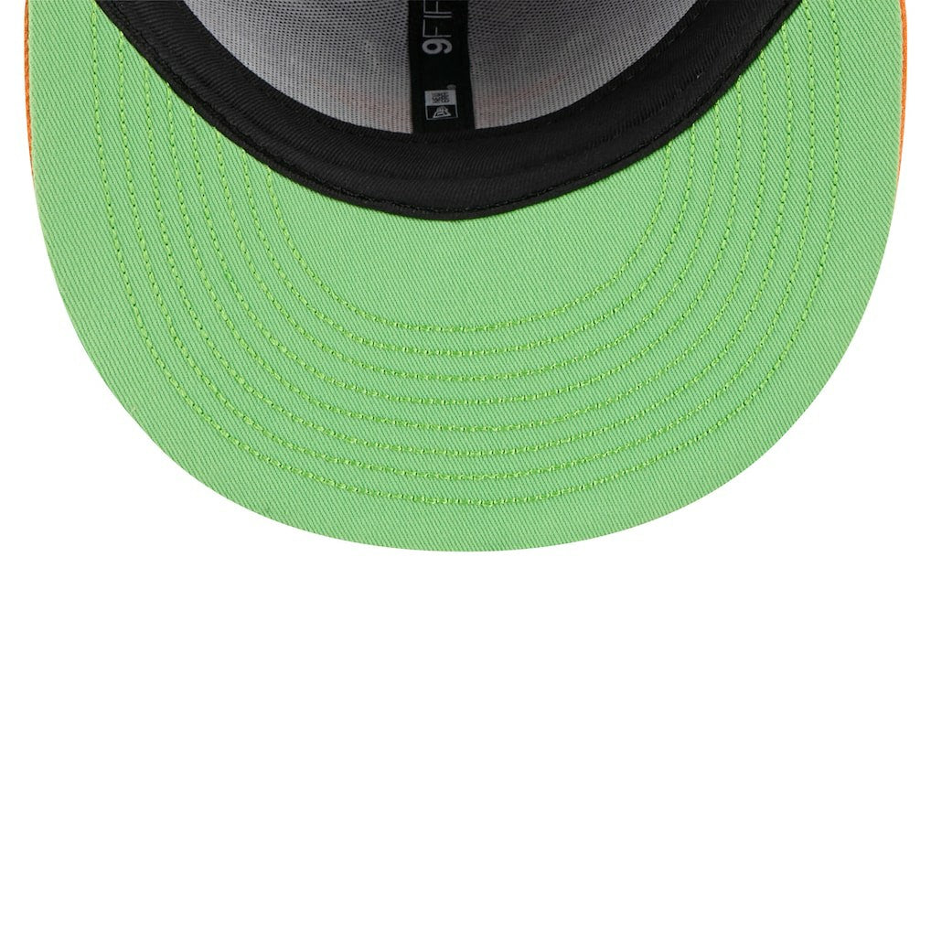 Dallas Cowboys New Era Youth Nickelodeon Slime 9FIFTY Snapback Hat - Purple/Orange Hats