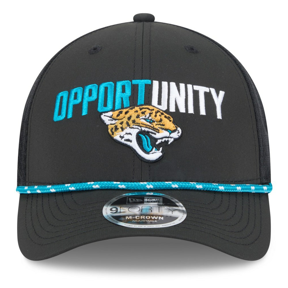 Jacksonville Jaguars New Era 2025 Inspire Change 9FORTY M-Crown Adjustable Hat - Black Hats