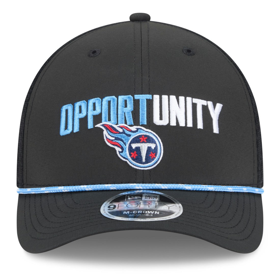 Tennessee Titans New Era 2025 Inspire Change 9FORTY M-Crown Adjustable Hat - Black Hats