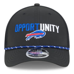 Buffalo Bills New Era 2025 Inspire Change 9FORTY M-Crown Adjustable Hat - Black Hats