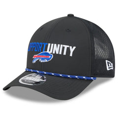 Buffalo Bills New Era 2025 Inspire Change 9FORTY M-Crown Adjustable Hat - Black Hats