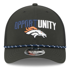 Denver Broncos New Era 2025 Inspire Change 9FORTY M-Crown Adjustable Hat - Black Hats