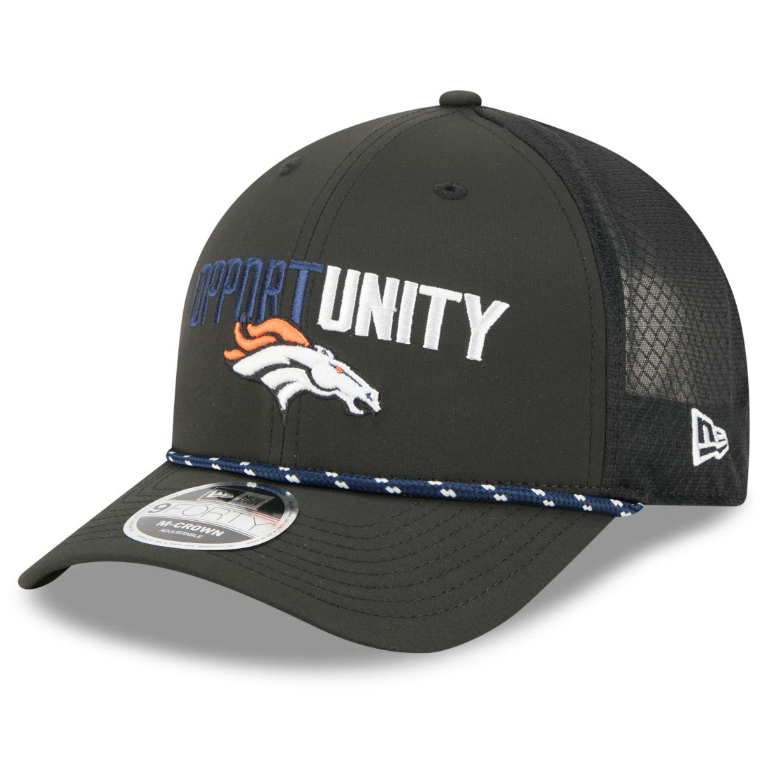 Denver Broncos New Era 2025 Inspire Change 9FORTY M-Crown Adjustable Hat - Black Hats