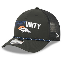 Denver Broncos New Era 2025 Inspire Change 9FORTY M-Crown Adjustable Hat - Black Hats