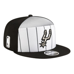 San Antonio Spurs Youth 2025 NBA Tip Off Split Panel 9FIFTY Snapback Hat White/Black - New Era