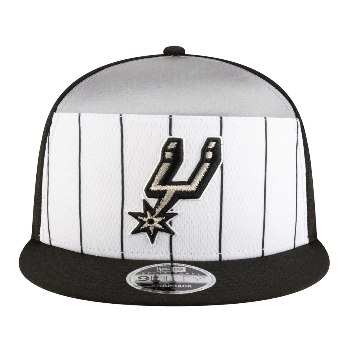 San Antonio Spurs Youth 2025 NBA Tip Off Split Panel 9FIFTY Snapback Hat White/Black - New Era
