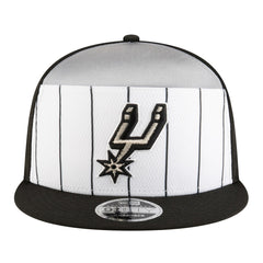 San Antonio Spurs Youth 2025 NBA Tip Off Split Panel 9FIFTY Snapback Hat White/Black - New Era