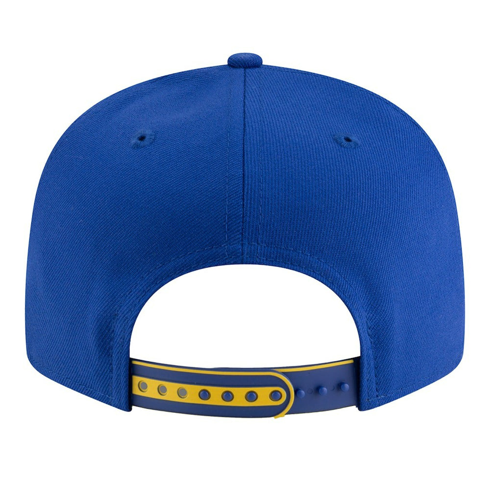 Golden State Warriors Youth 2025 NBA Tip Off Split Panel 9FIFTY Snapback Hat White/Royal - New Era