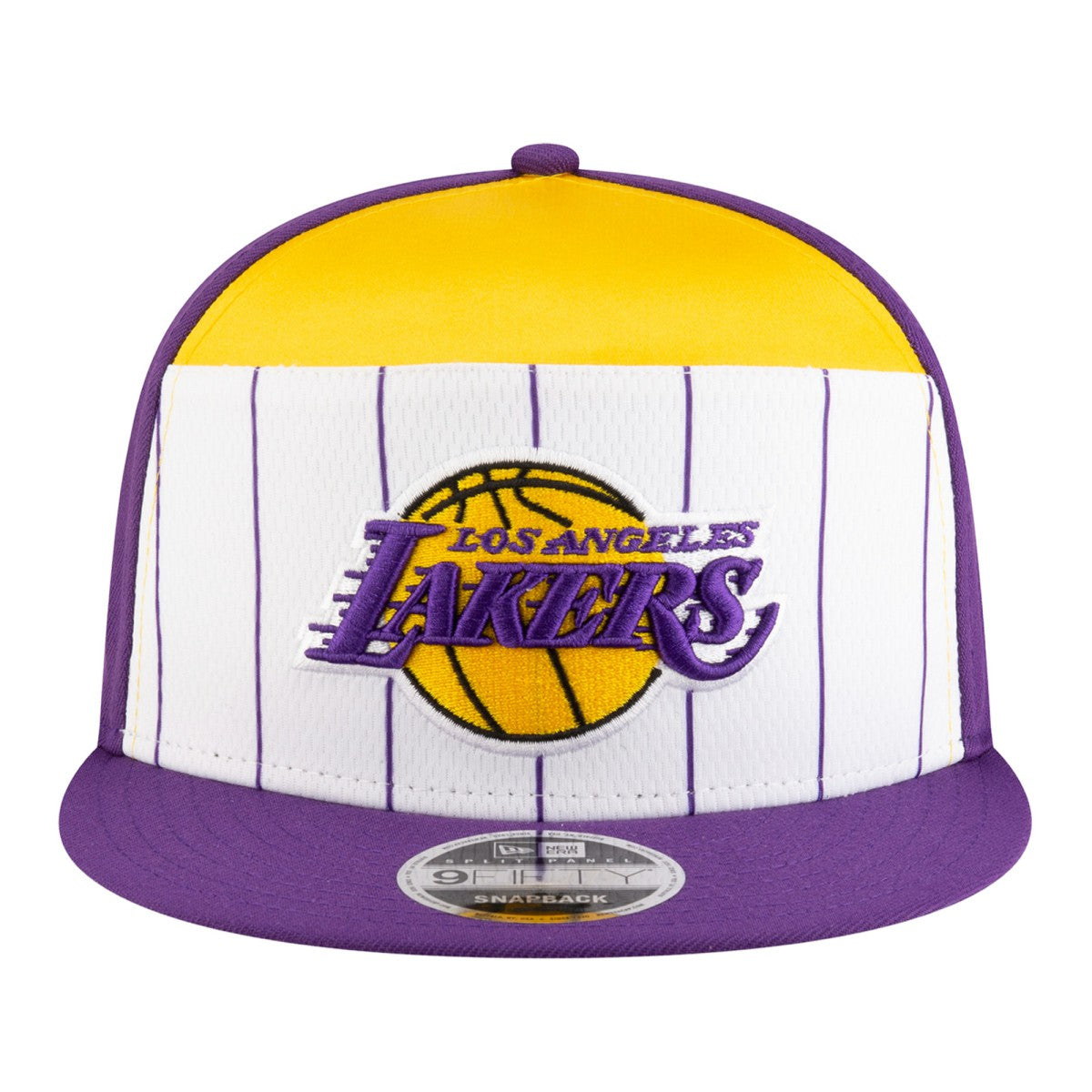 Los Angeles Lakers Youth 2025 NBA Tip Off Split Panel 9FIFTY Snapback Hat White/Purple - New Era outlet