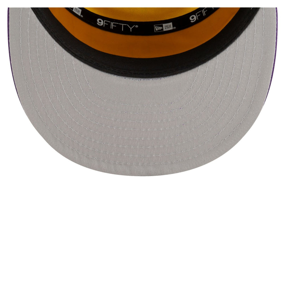 Los Angeles Lakers Youth 2025 NBA Tip Off Split Panel 9FIFTY Snapback Hat White/Purple - New Era outlet