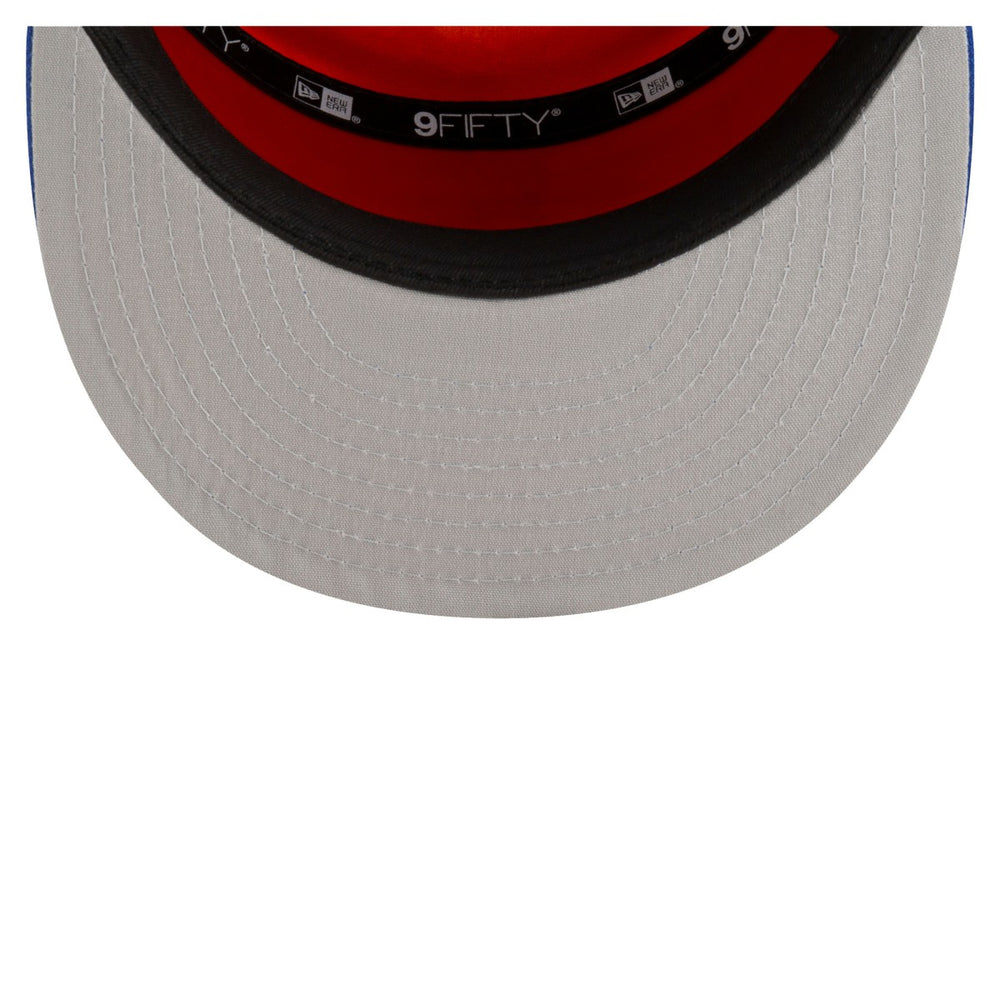 New York Knicks Youth 2025 NBA Tip Off Split Panel 9FIFTY Snapback Hat White/Blue - New Era