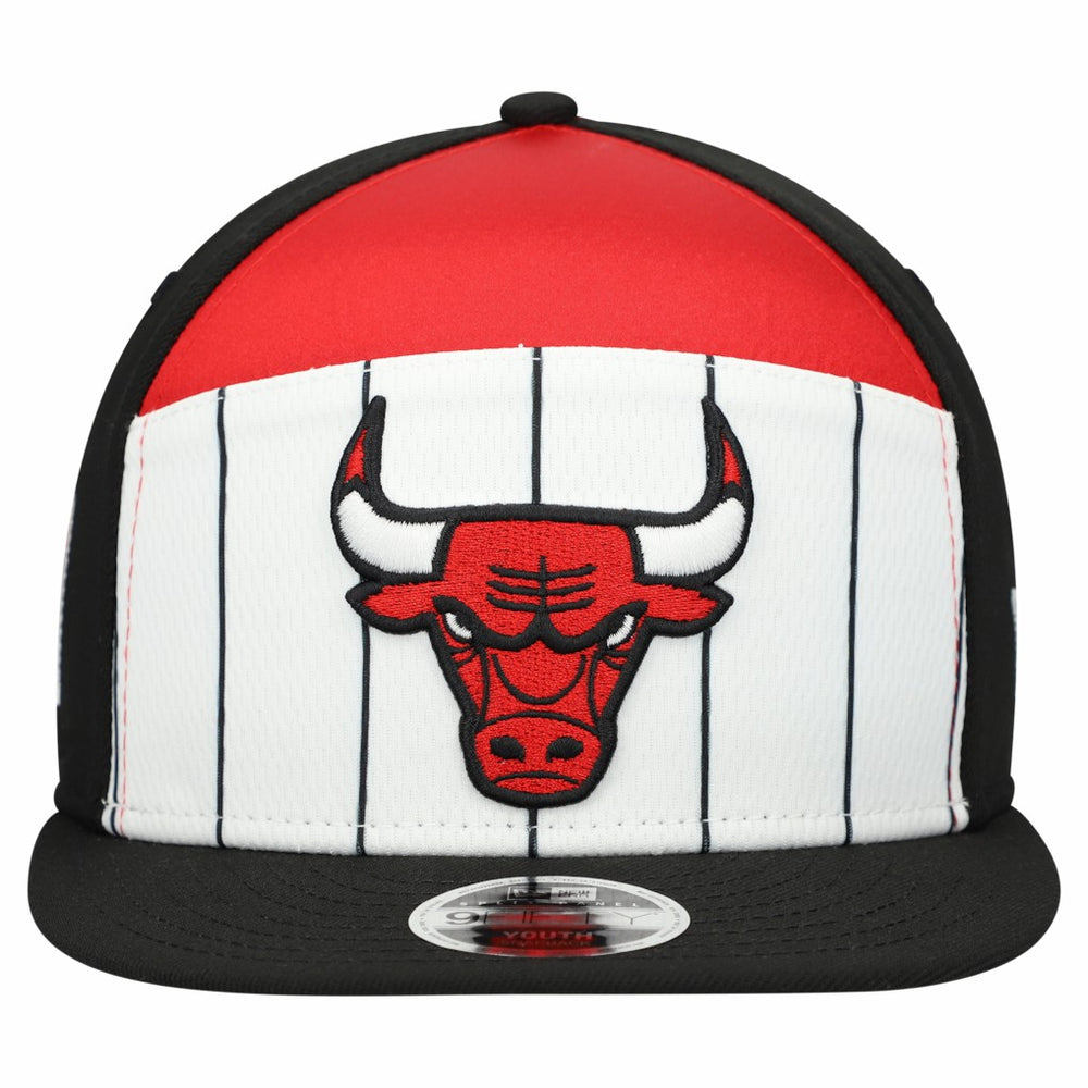 Chicago Bulls Youth 2025 NBA Tip Off Split Panel 9FIFTY Snapback Hat White/Black - New Era