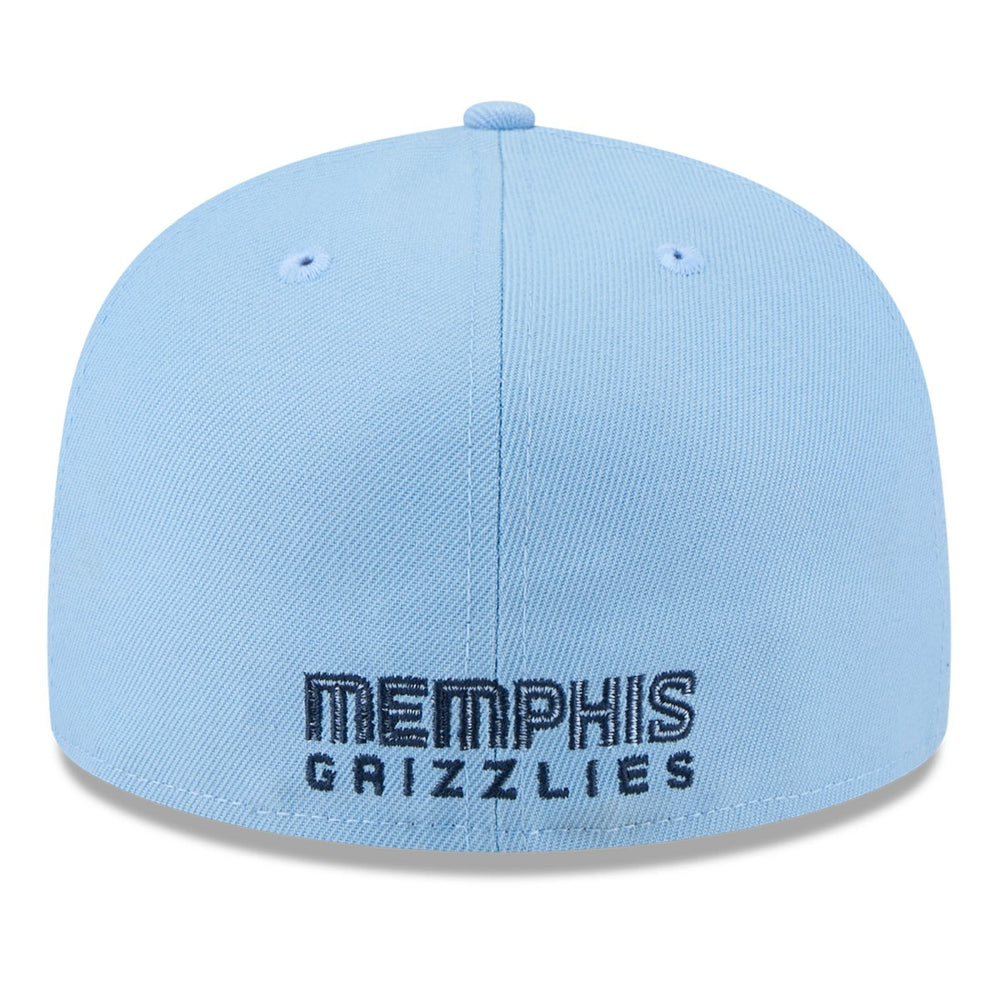 Memphis Grizzlies 2025 NBA Tip Off Split Panel 59FIFTY Fitted Hat White/Light Blue - New Era