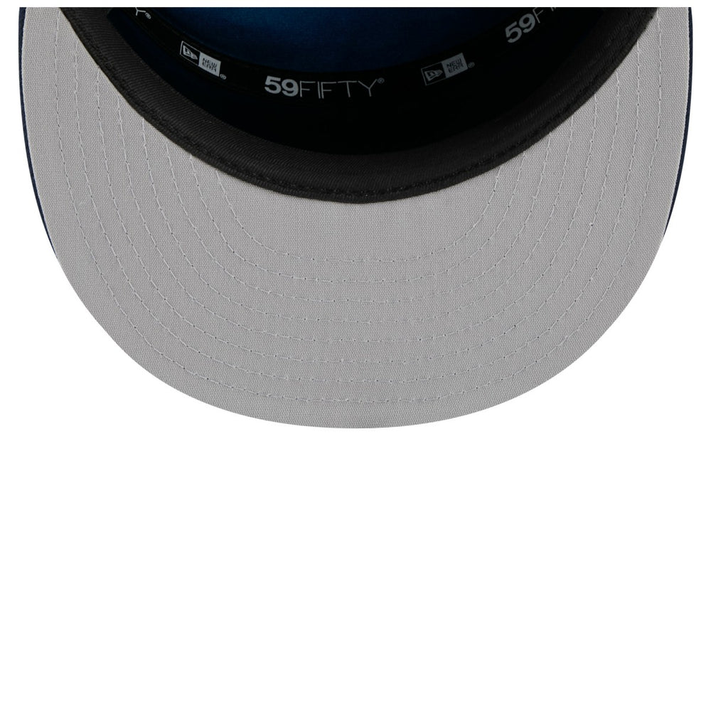 Minnesota Timberwolves 2025 NBA Tip Off Split Panel 59FIFTY Fitted Hat White/Navy - New Era