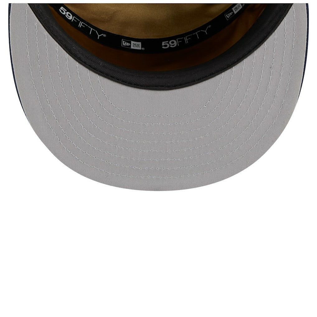 New Orleans Pelicans 2025 NBA Tip Off Split Panel 59FIFTY Fitted Hat White/Navy - New Era