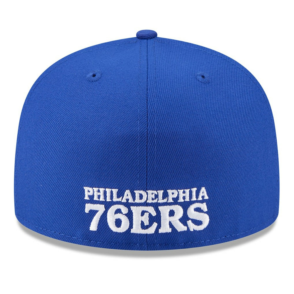 Philadelphia 76ers 2025 NBA Tip Off Split Panel 59FIFTY Fitted Hat White/Royal - New Era