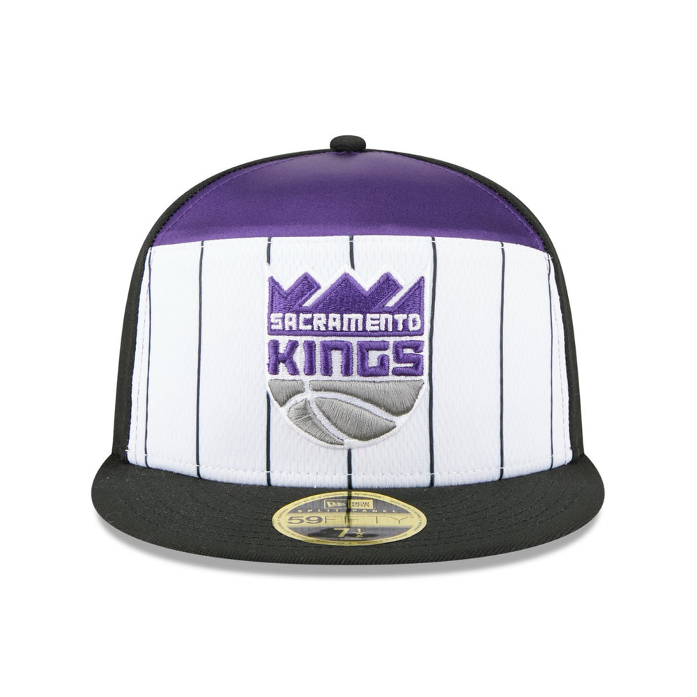 Sacramento Kings 2025 NBA Tip Off Split Panel 59FIFTY Fitted Hat White/Black - New Era