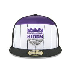 Sacramento Kings 2025 NBA Tip Off Split Panel 59FIFTY Fitted Hat White/Black - New Era