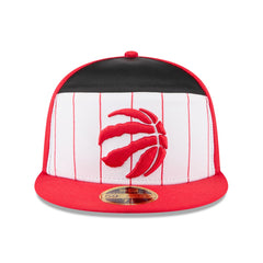 Toronto Raptors 2025 NBA Tip Off Split Panel 59FIFTY Fitted Hat White/Red - New Era