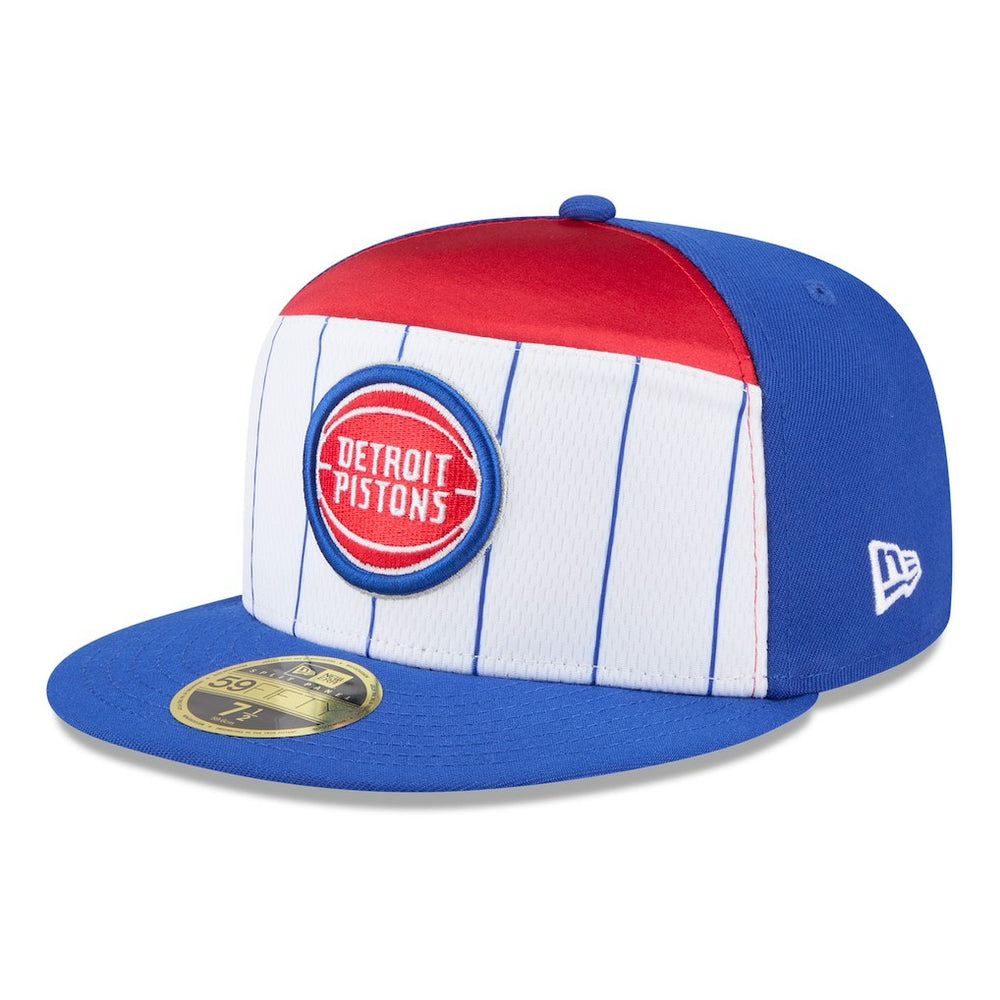 Detroit Pistons 2025 NBA Tip Off Split Panel 59FIFTY Fitted Hat White/Blue - New Era outlet
