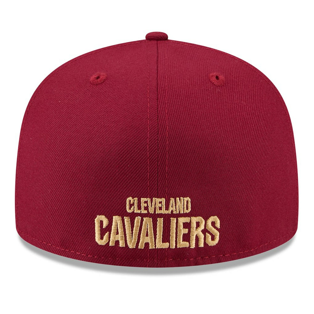 Cleveland Cavaliers 2025 NBA Tip Off Split Panel 59FIFTY Fitted Hat White/Wine - New Era