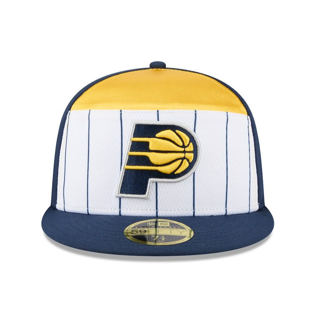 Indiana Pacers 2025 NBA Tip Off Split Panel 59FIFTY Fitted Hat White/Navy - New Era outlet