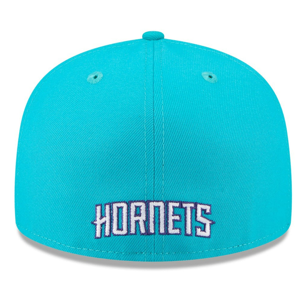Charlotte Hornets 2025 NBA Tip Off Split Panel 59FIFTY Fitted Hat White/Teal - New Era