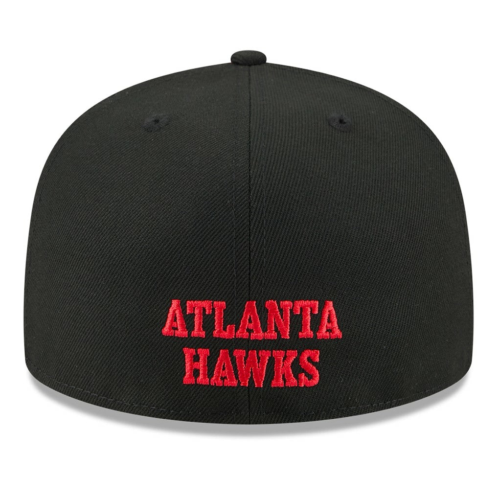 Atlanta Hawks 2025 NBA Tip Off Split Panel 59FIFTY Fitted Hat White/Black - New Era